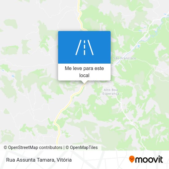 Rua Assunta Tamara mapa