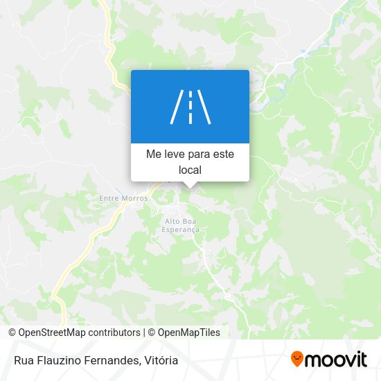 Rua Flauzino Fernandes mapa