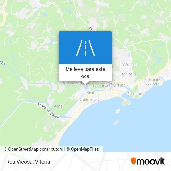 Rua Vicosa mapa