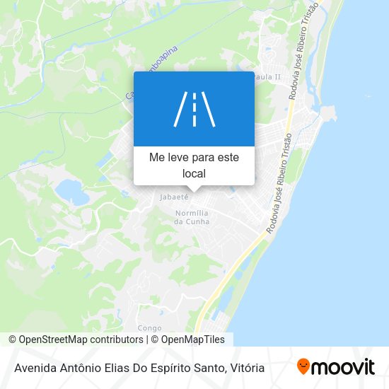 Avenida Antônio Elias Do Espírito Santo mapa