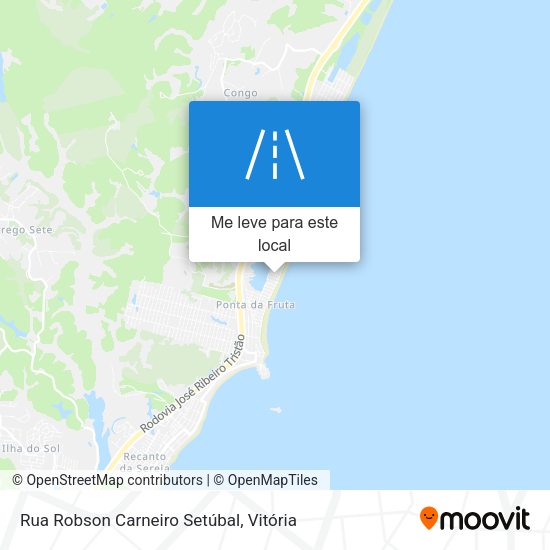 Rua Robson Carneiro Setúbal mapa