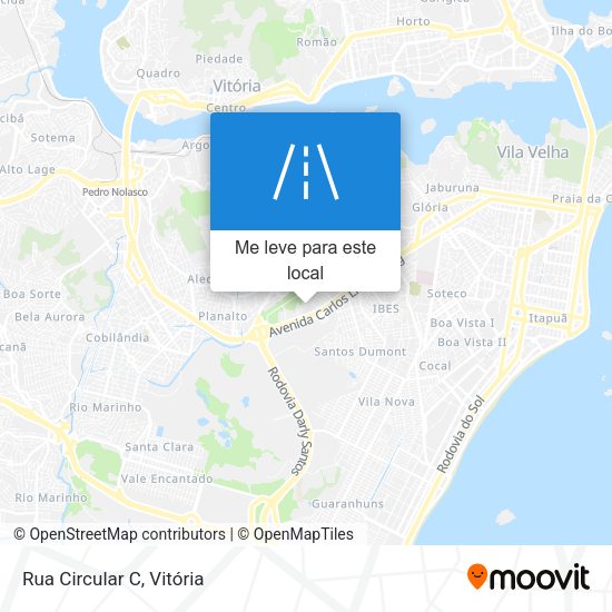 Rua Circular C mapa