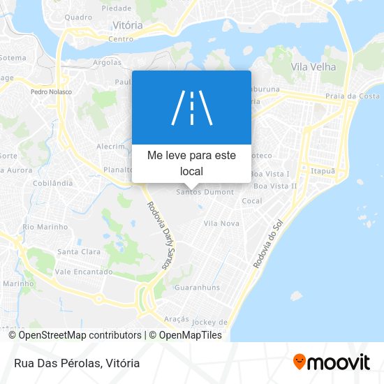 Rua Das Pérolas mapa