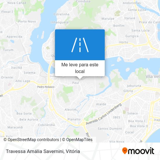 Travessa Amália Savernini mapa