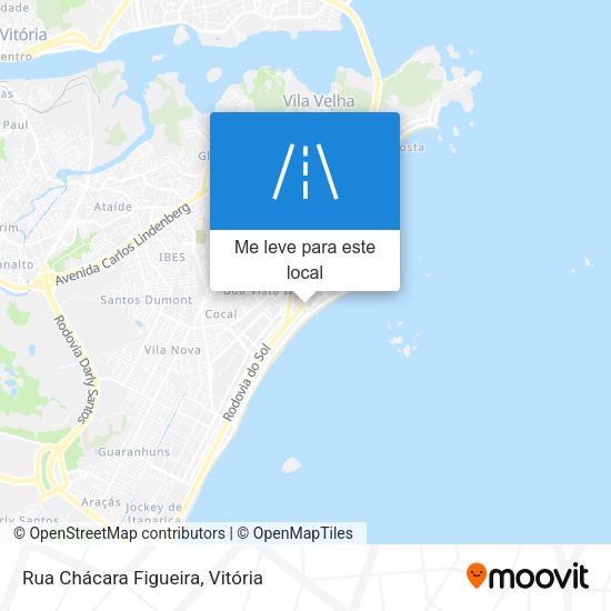 Rua Chácara Figueira mapa