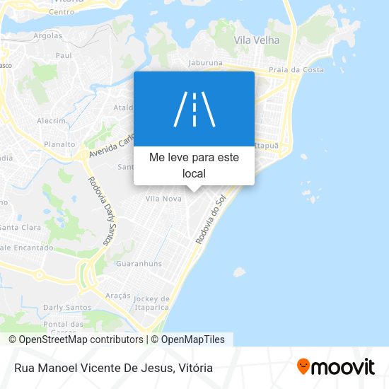 Rua Manoel Vicente De Jesus mapa
