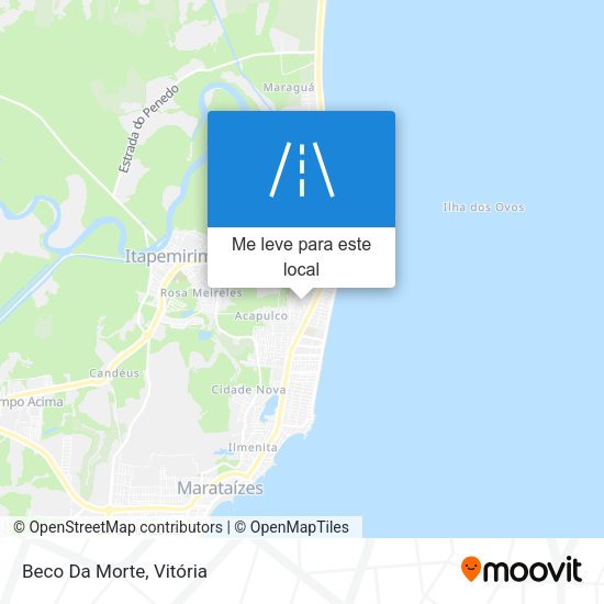 Beco Da Morte mapa