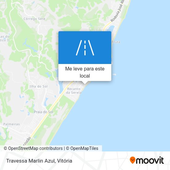 Travessa Marlin Azul mapa