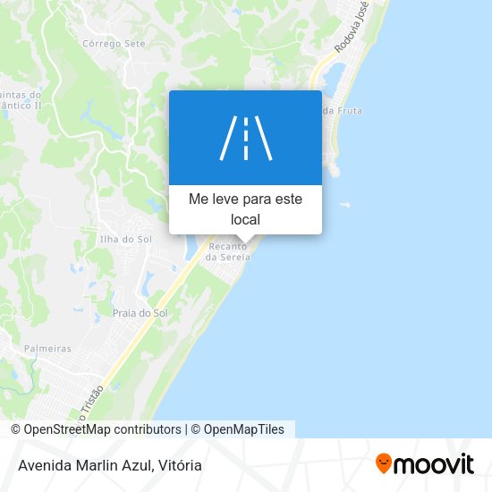 Avenida Marlin Azul mapa