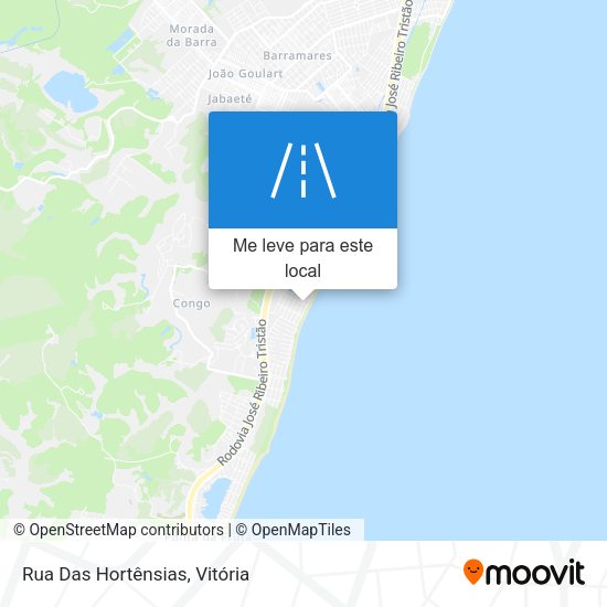 Rua Das Hortênsias mapa