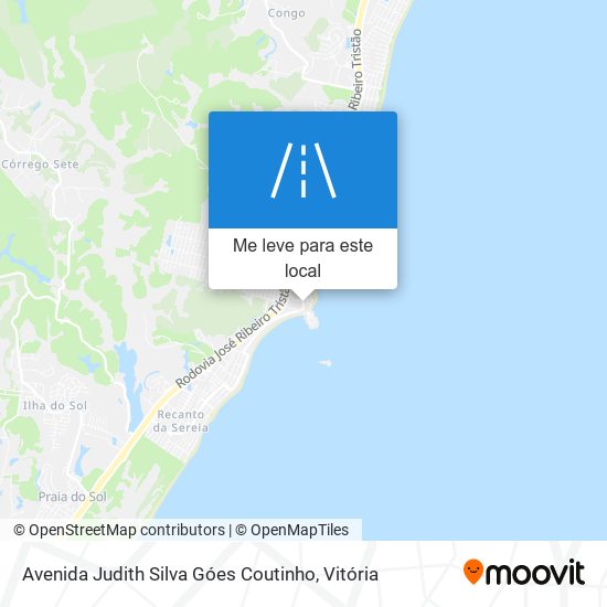 Avenida Judith Silva Góes Coutinho mapa