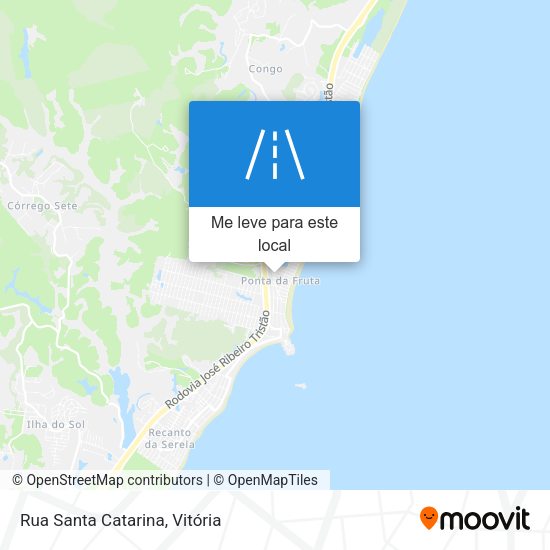 Rua Santa Catarina mapa