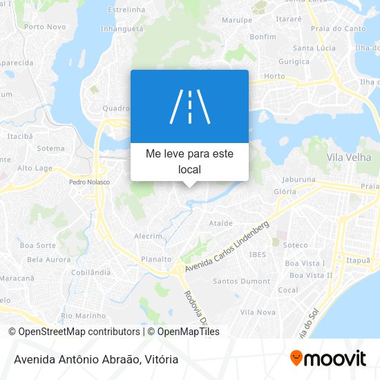 Avenida Antônio Abraão mapa