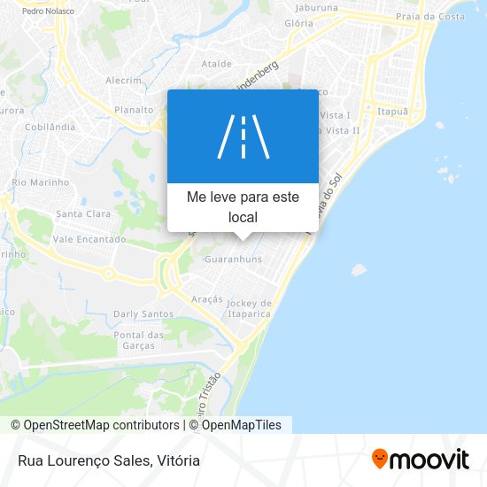 Rua Lourenço Sales mapa