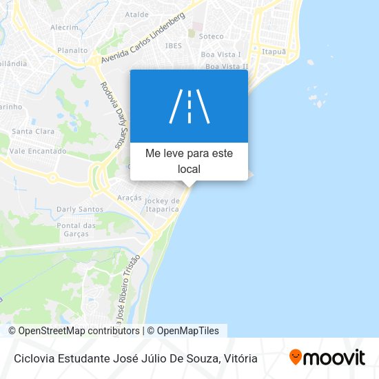 Ciclovia Estudante José Júlio De Souza mapa