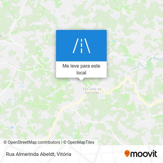 Rua Almerinda Abeldt mapa
