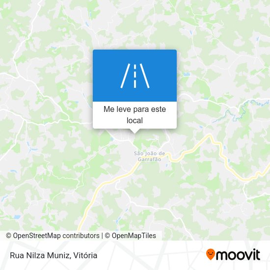 Rua Nilza Muniz mapa