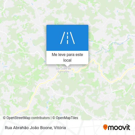 Rua Abrahão João Boone mapa