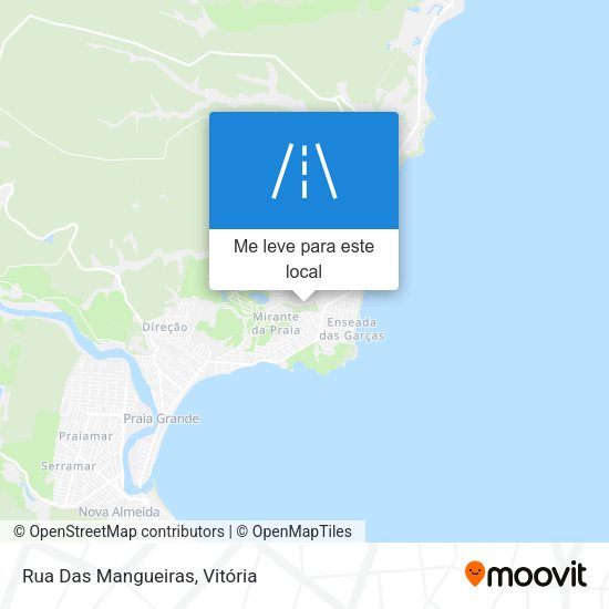 Rua Das Mangueiras mapa