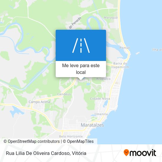 Rua Lilia De Oliveira Cardoso mapa