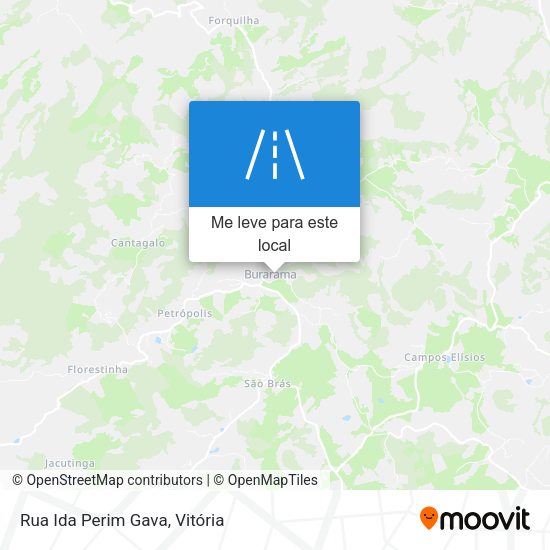 Rua Ida Perim Gava mapa