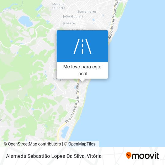 Alameda Sebastião Lopes Da Silva mapa