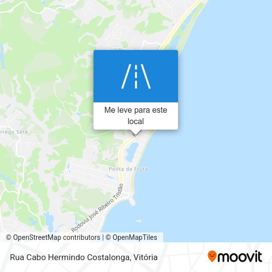 Rua Cabo Hermindo Costalonga mapa