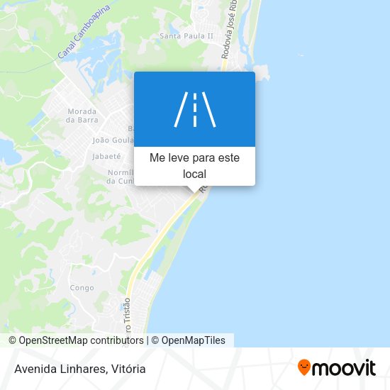 Avenida Linhares mapa