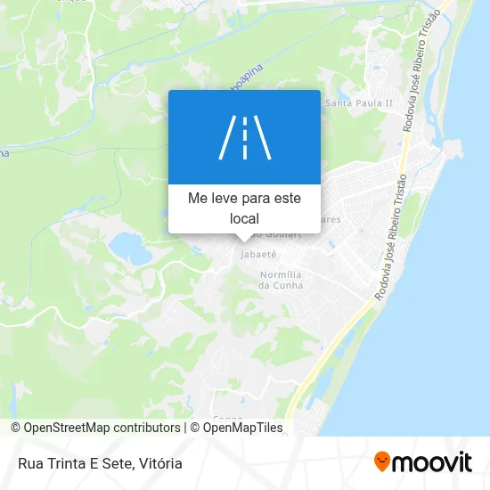 Rua Trinta E Sete mapa