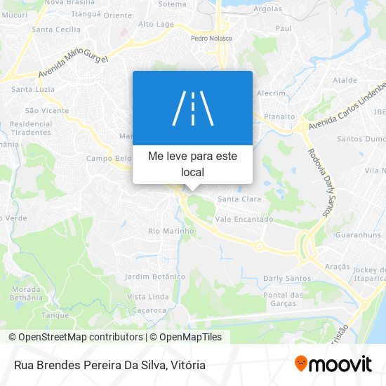 Rua Brendes Pereira Da Silva mapa