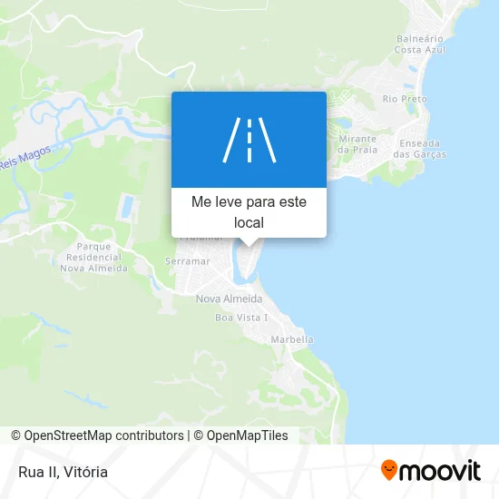 Rua II mapa