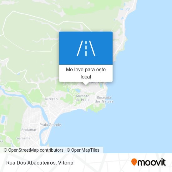 Rua Dos Abacateiros mapa