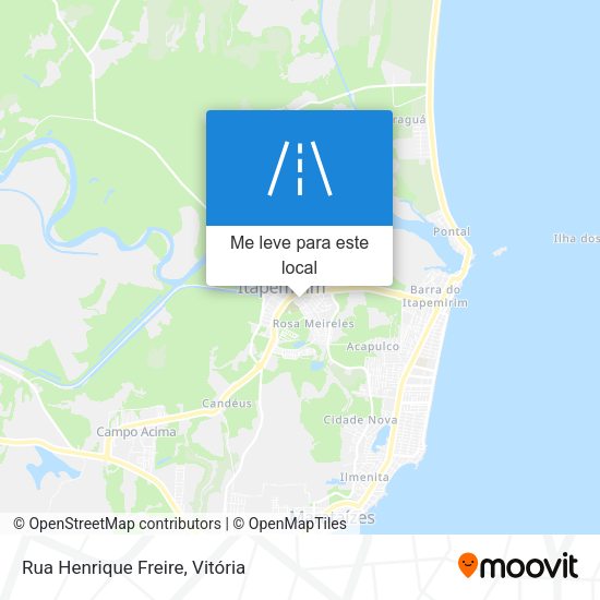 Rua Henrique Freire mapa