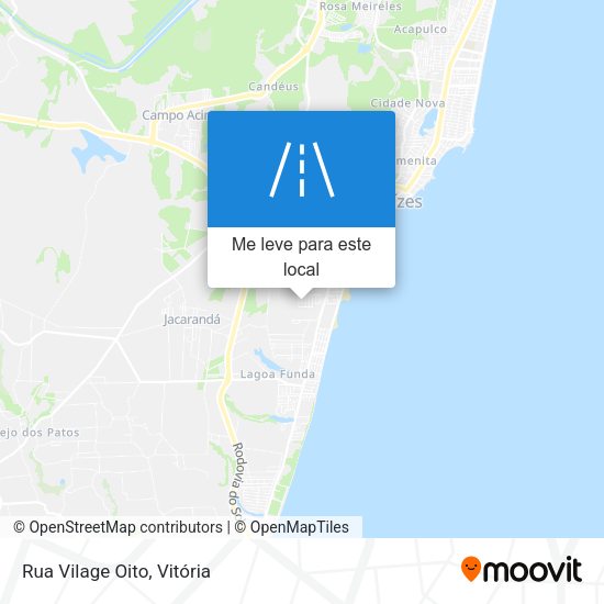 Rua Vilage Oito mapa