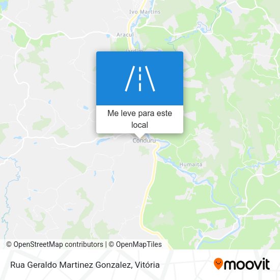 Rua Geraldo Martinez Gonzalez mapa