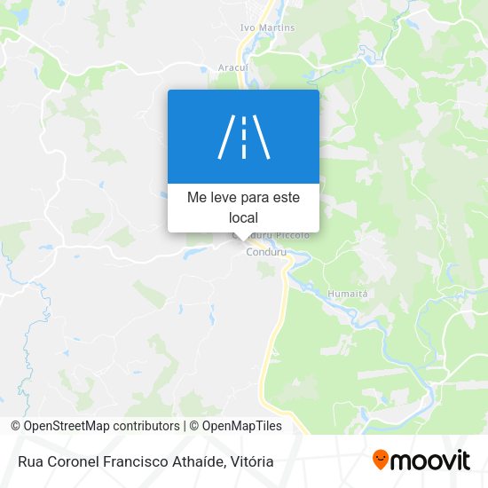 Rua Coronel Francisco Athaíde mapa