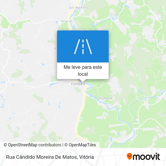 Rua Cândido Moreira De Matos mapa
