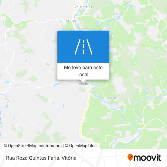 Rua Roza Quintas Faria mapa