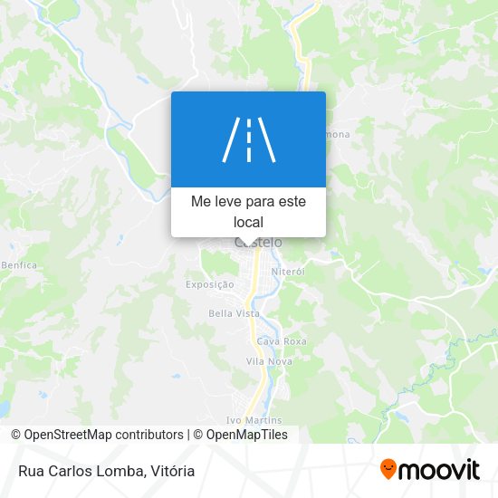 Rua Carlos Lomba mapa