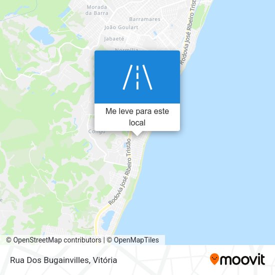Rua Dos Bugainvilles mapa