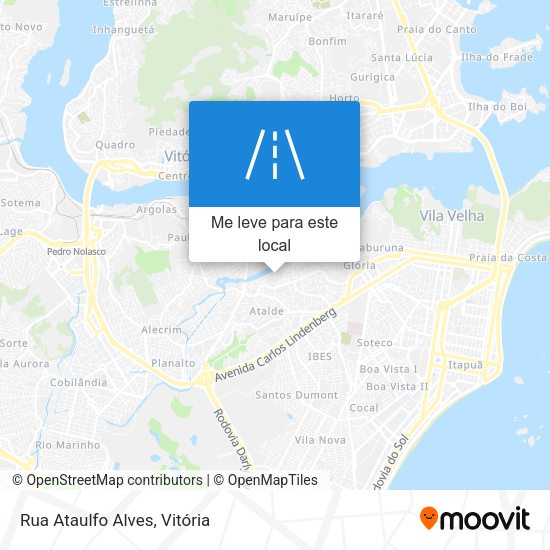 Rua Ataulfo Alves mapa