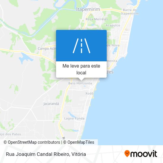 Rua Joaquim Candal Ribeiro mapa