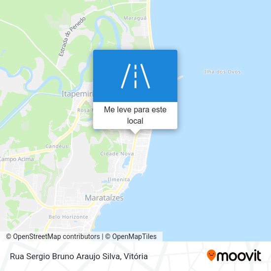 Rua Sergio Bruno Araujo Silva mapa