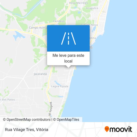 Rua Vilage Tres mapa