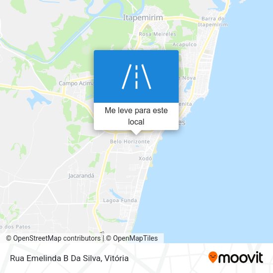 Rua Emelinda B Da Silva mapa