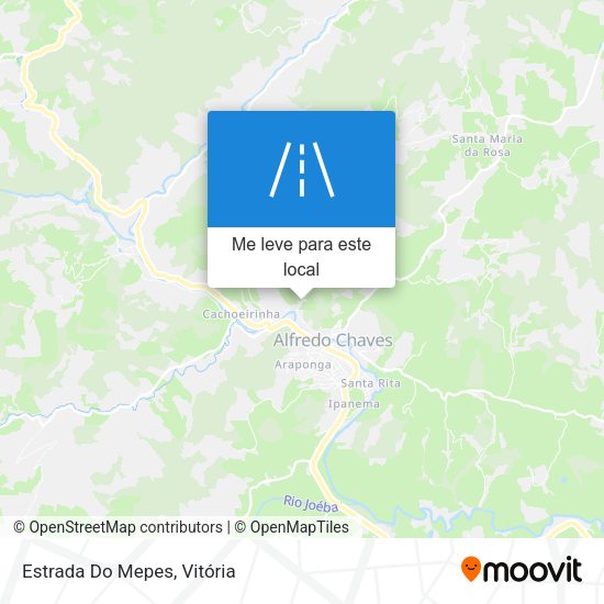 Estrada Do Mepes mapa