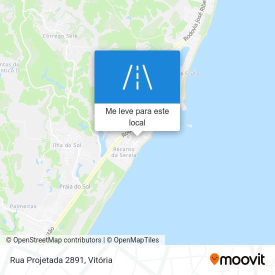 Rua Projetada 2891 mapa