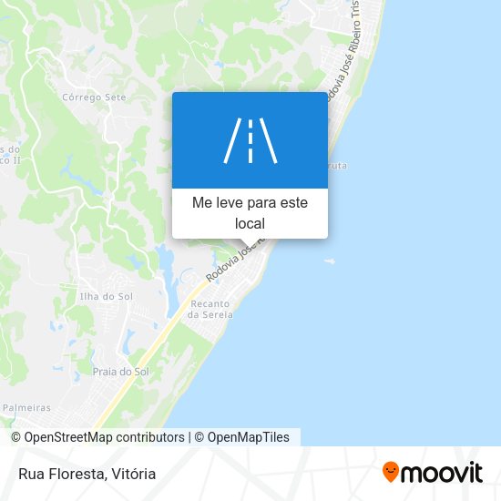 Rua Floresta mapa
