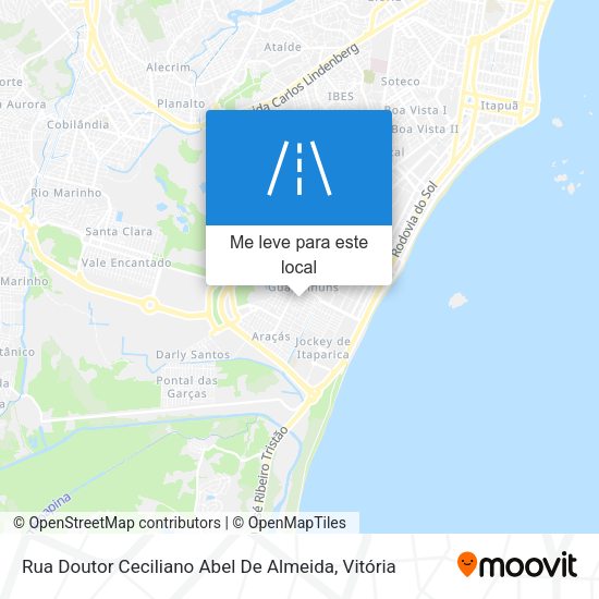 Rua Doutor Ceciliano Abel De Almeida mapa