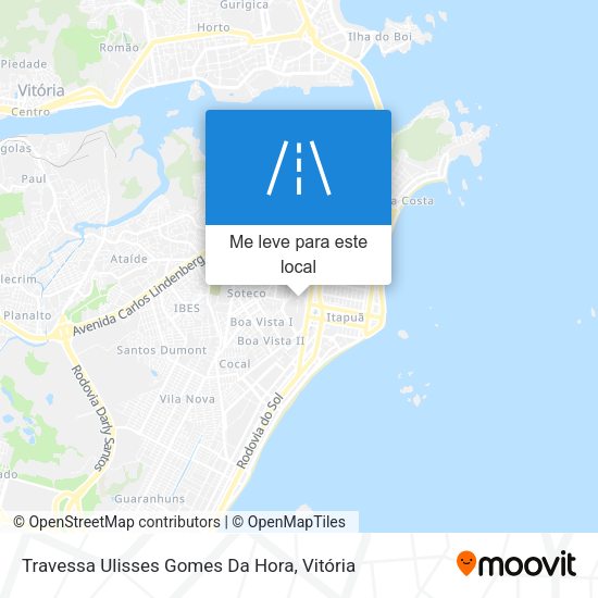 Travessa Ulisses Gomes Da Hora mapa